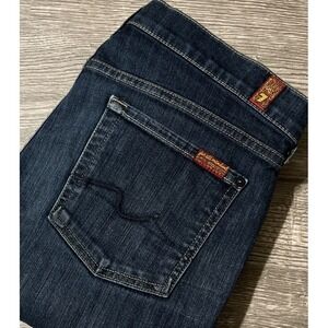 7 For All Mankind Vintage Roxanne Ankle Skinny Low Rise Jeans SZ 30 (33x32)